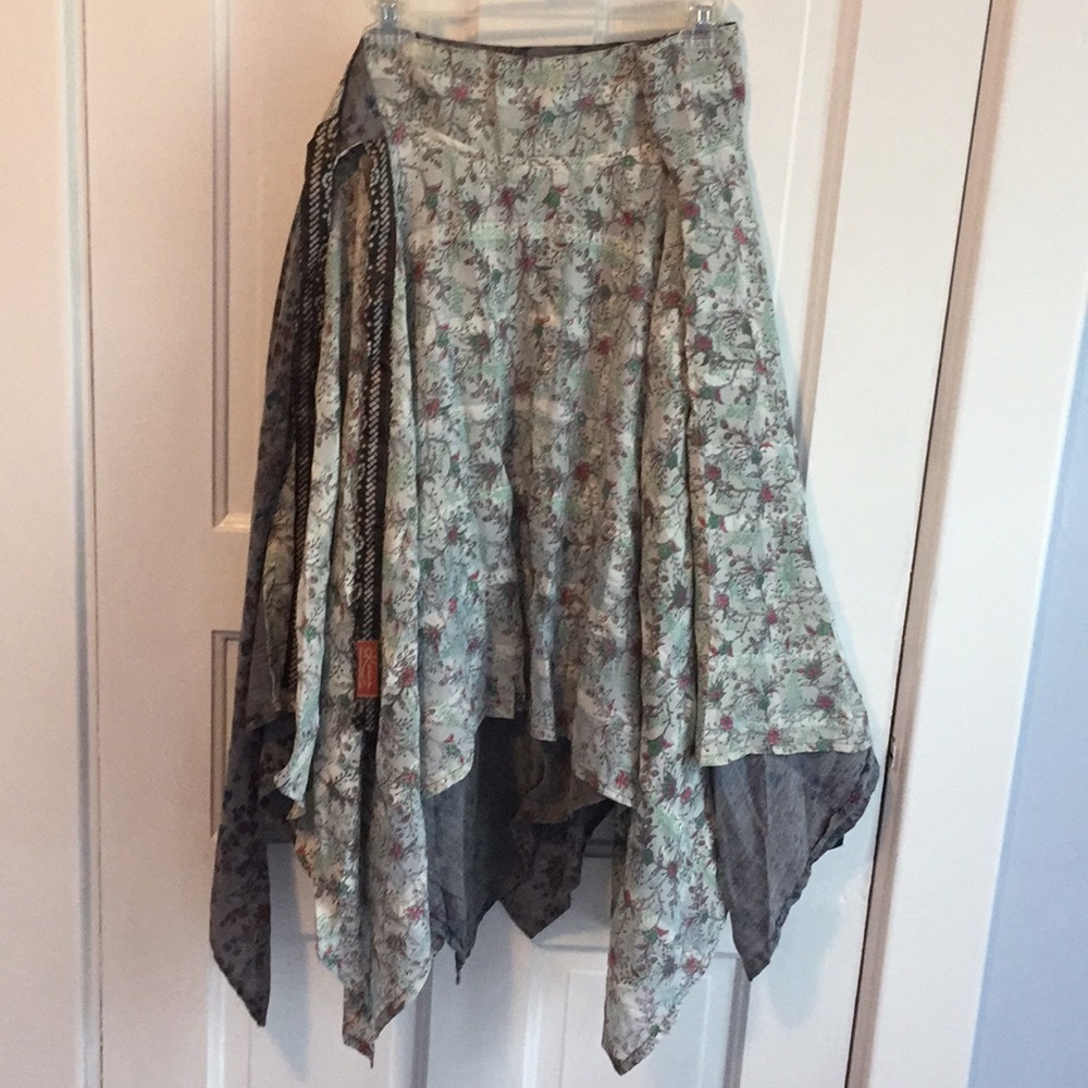 Bohemian wrap skirt